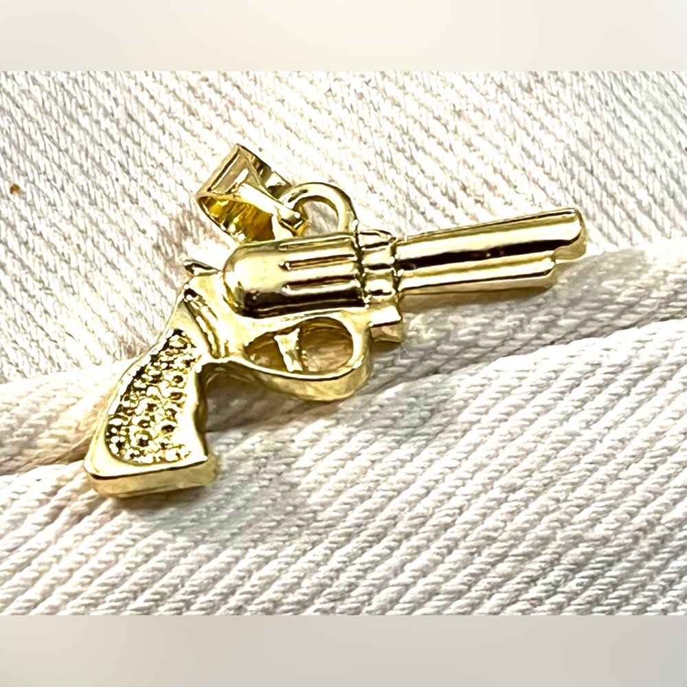 Mini Revolver Necklace Pendant